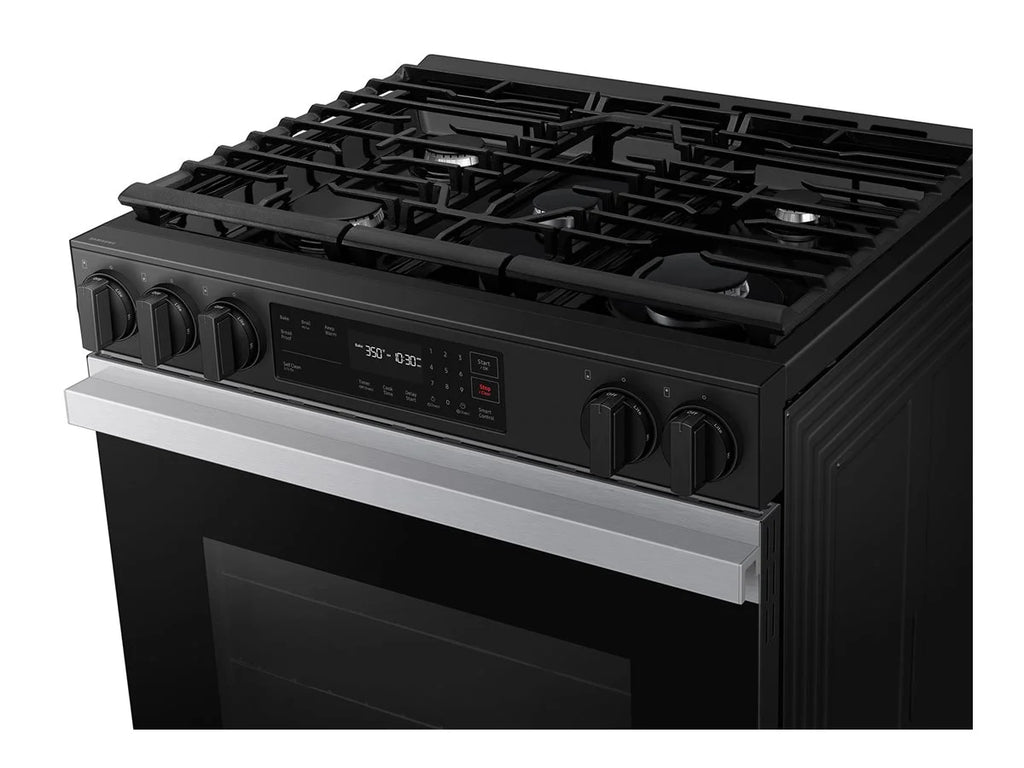 Samsung 6.0 Cubic Foot Gas Slide In Range Self Clean NSG6DG8100SR