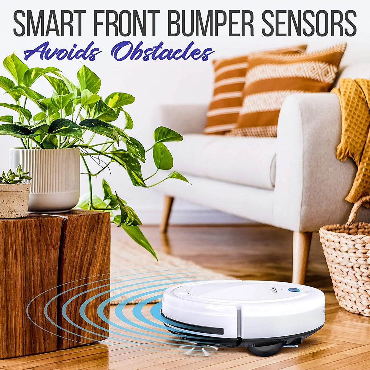 Pure Clean PUCRC25PLUS - Pure Clean Smart Vacuum Cleaner - Automatic Robot Cleaning Vacuum
