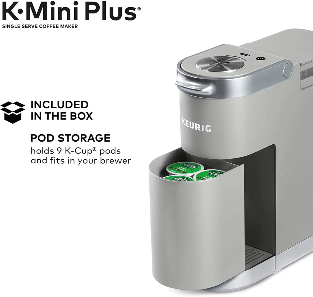 Keurig K-Mini Plus Single Serve K-Cup Pod Coffee Maker - Studio Gray