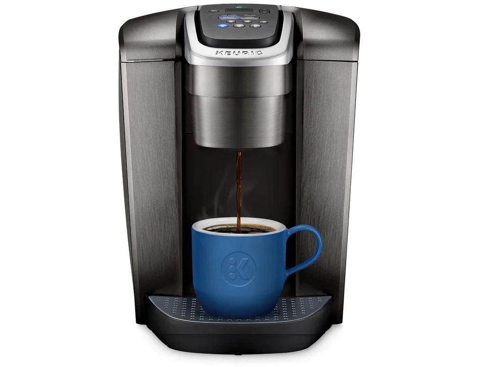 Restored Keurig K-Elite Single-Serve K-Cup Pod Coffee Maker, Brushed Slate (Refurbished)
