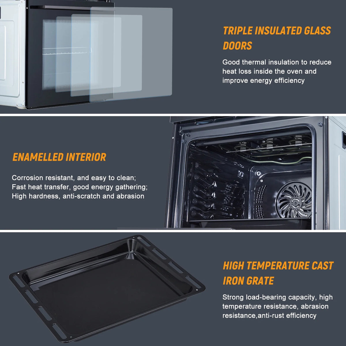 2025 New 24" Single Wall Ovens with 70L Capacity and 3000W 240V,Electric Wall Oven with 8 Cooking Functions & 108 Automatic Recipes,Touch Control,Safety Lock,Timer,2.5 CF Convection Built-in Oven