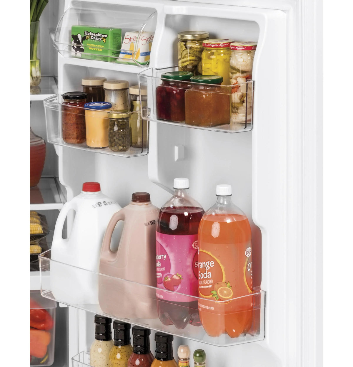 GE APPLIANCES GTS22KGNRBB top freezer freestanding refrigerator