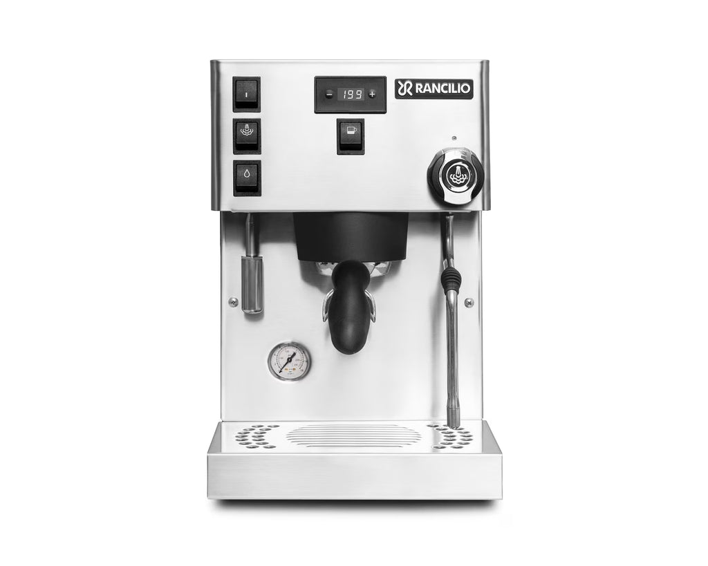 Rancilio Silvia Pro X  Espresso Machine | Dual Boiler | PID Control | Shot Timer |  (White)