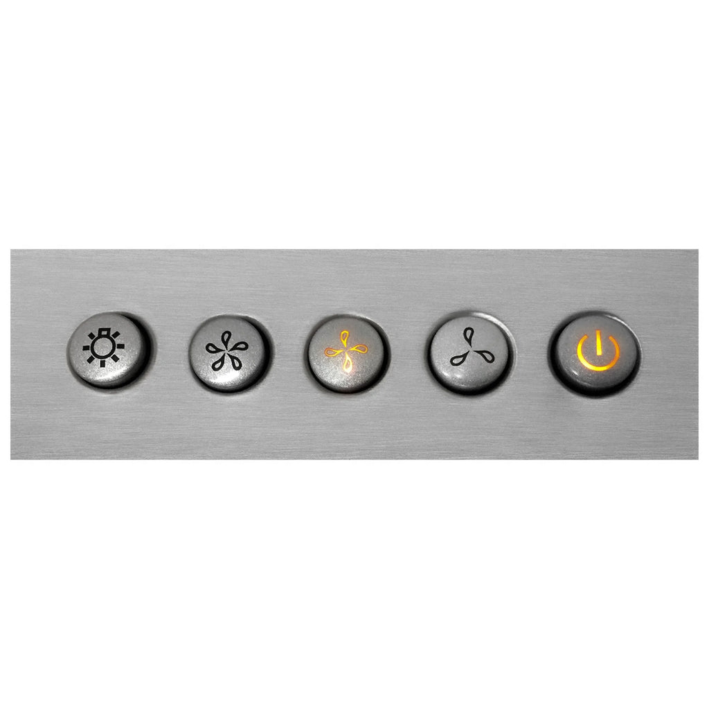 Cosmo 30 in. Ducted Range Hood in Stainless Steel with Touch Controls, LED Lighting and Permanent Filters