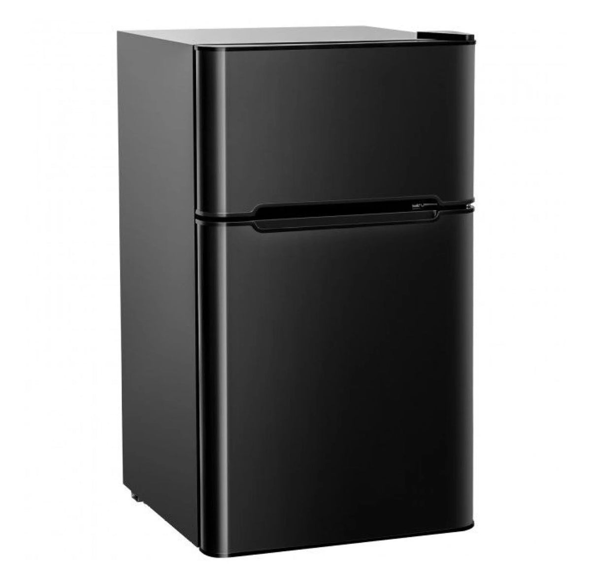 3.2 cu ft Compact Refrigerator - Stainless Steel Mini Fridge with Freezer, Adjustable Thermostat, and Can Dispenser - Ideal for Dorms, Apartments, Wet Bars