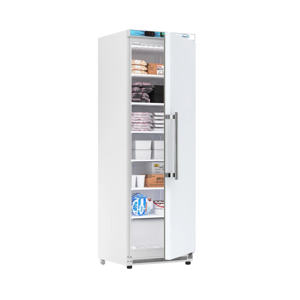 12 Cu. ft. Commercial Reach in Freezer in White Manual Defrost (KM-FMD12WH)