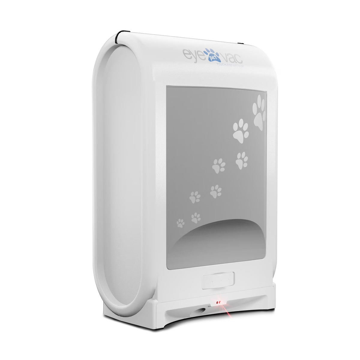 EyeVac Pet EVPET-PB 6.5 Qt Stationary Touchless Vacuum, Black w/ Paw Prints