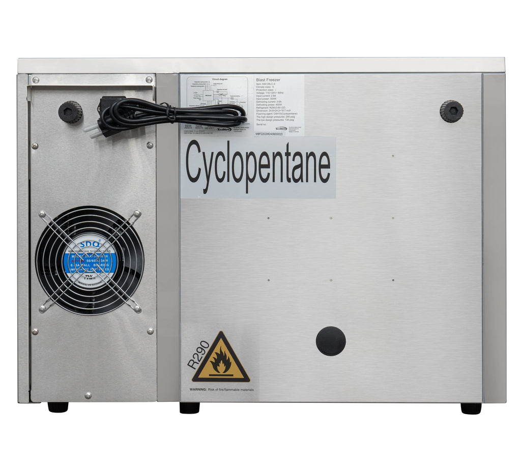 Commercial 10 Pan Reach-in Blast Chiller 88 lbs Rapid Chill / 77 lbs Rapid Freeze