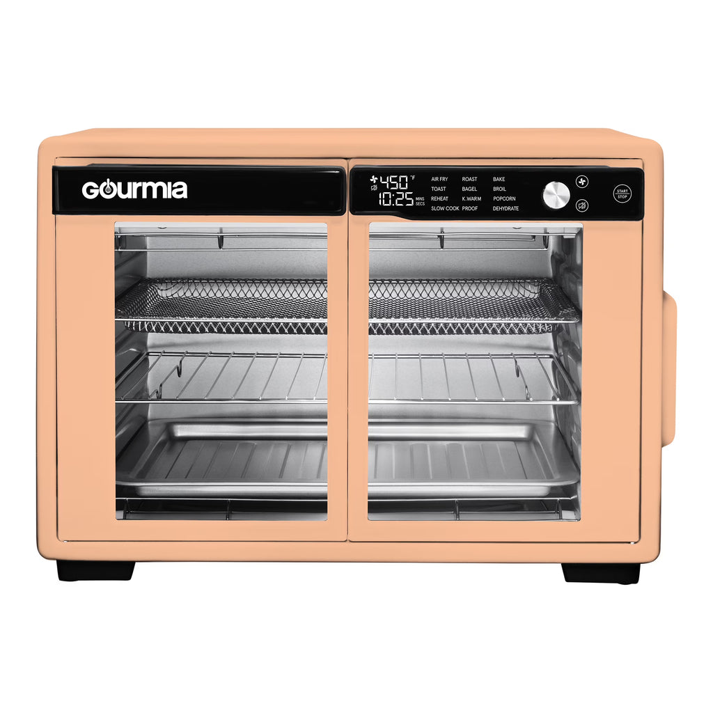 Gourmia 1700W 9-Slice Digital Toaster Oven Air Fryer, 12 Cooking Preset, 35L, Stainless Steel