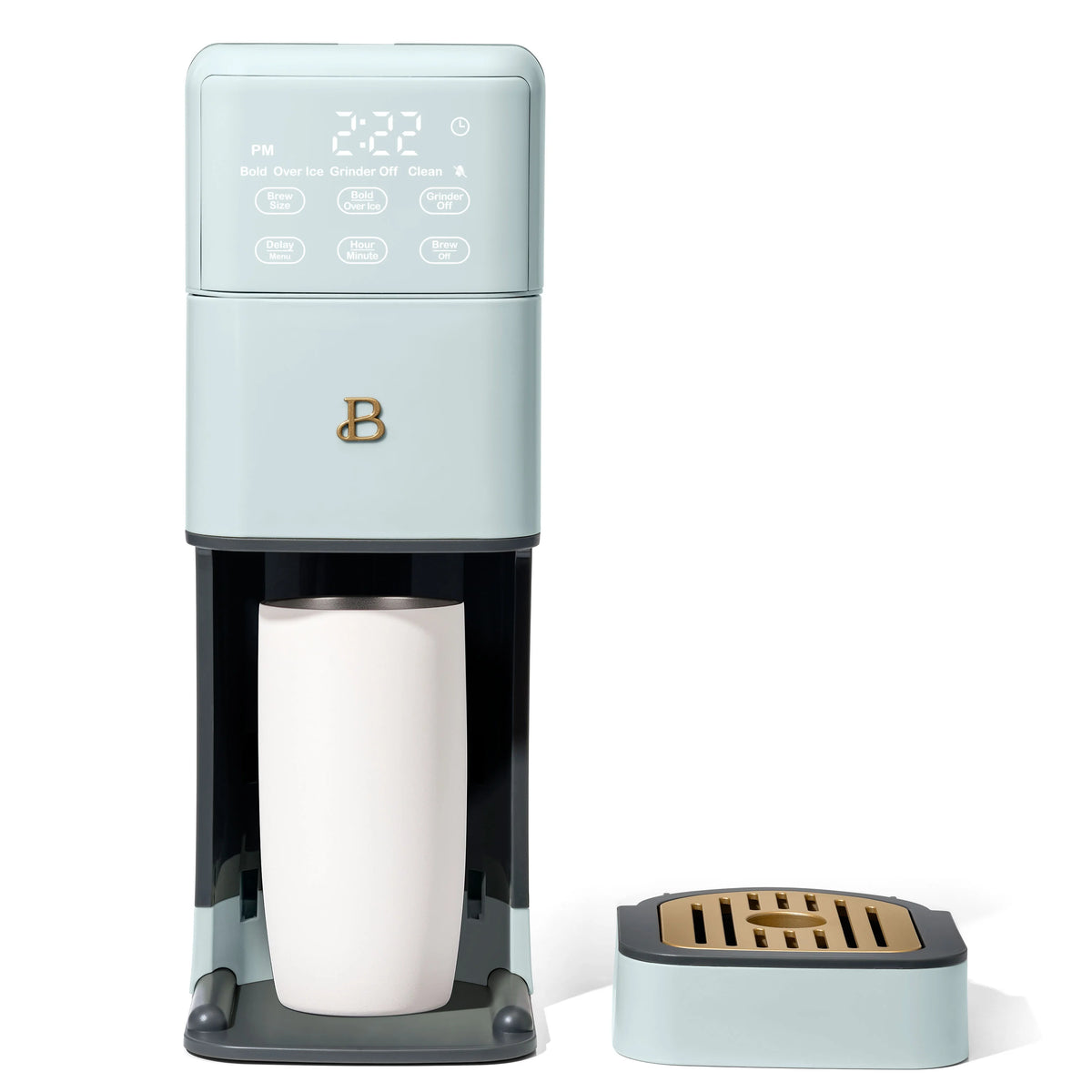 Beautiful Perfect Grind�?Programmable Single Serve Coffee Maker, White Icing by Drew Barrymore