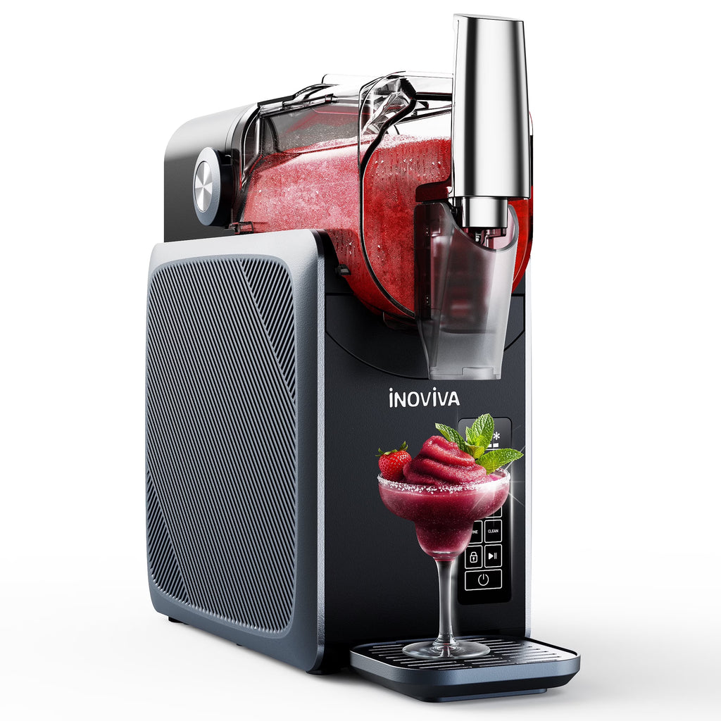 Slushie Machine, No Ice Needed, INOVIVA 68 oz Frozen Drink Maker for Home with Self-Cleaning, 5 Preset Programs, Frozen Margaritas, Frapp��s, Milkshake, and More