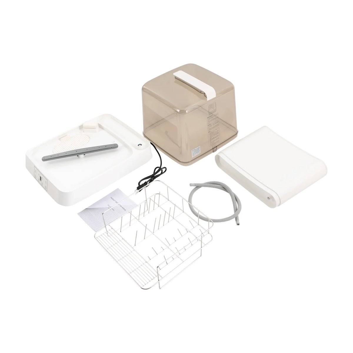 Portable Countertop Dishwasher, Automatic Dishwashing with Tank, Mini Dishwasher for Apartments, Dorms, Apartments, Dormitories, Boats