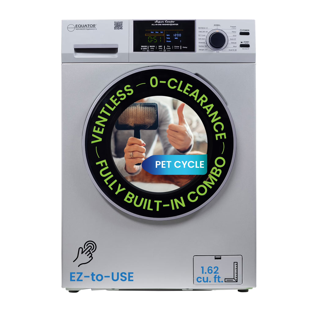 Equator Advanced Appliances Equator Fully Built-in All-in-One Combo Washer-Dryer Ventless