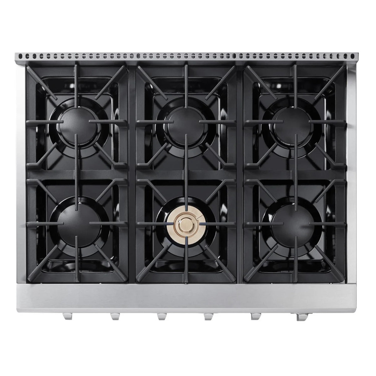 Thor Kitchen Hrt3618ulp Liquid Propane 36" Wide Built-In Gas Rangetop - Stainless Steel