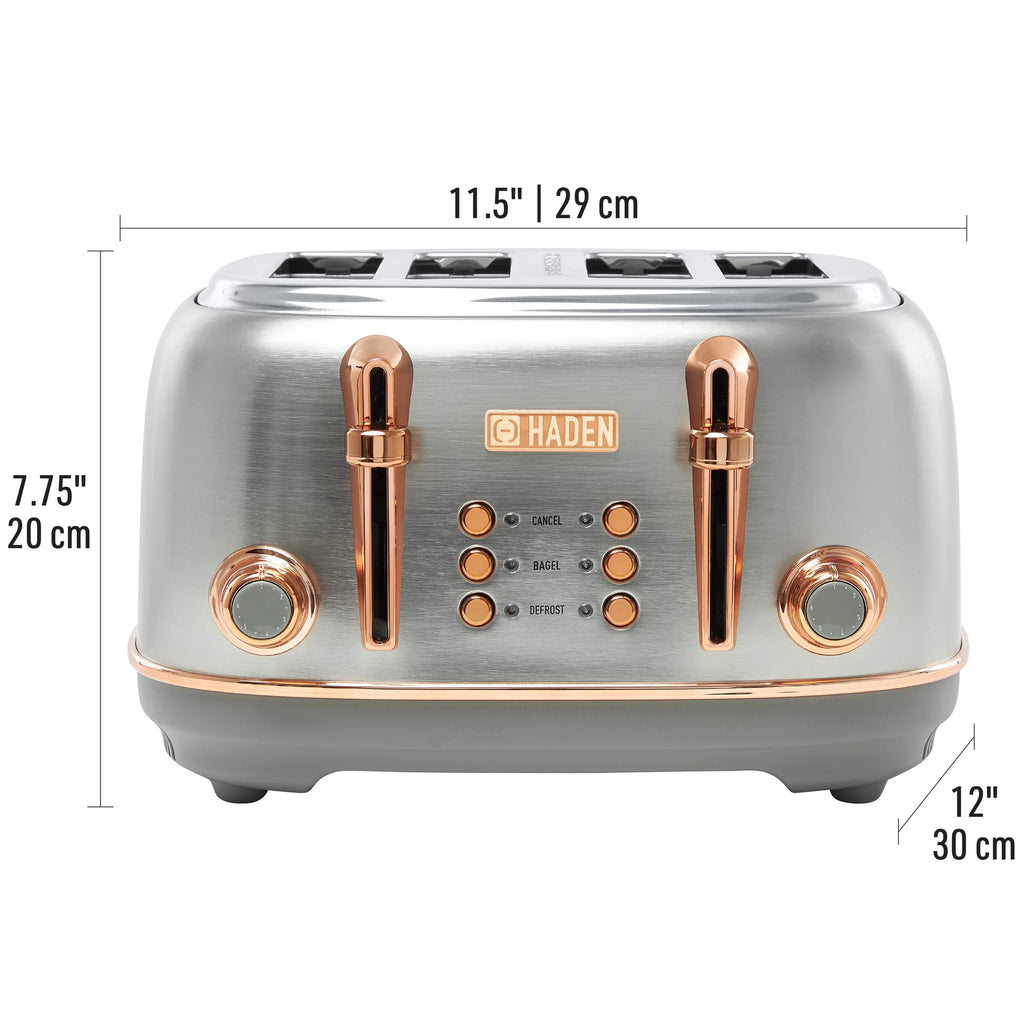 TOSTR SS BLK 1500W 4SLOT (Pack of 1)