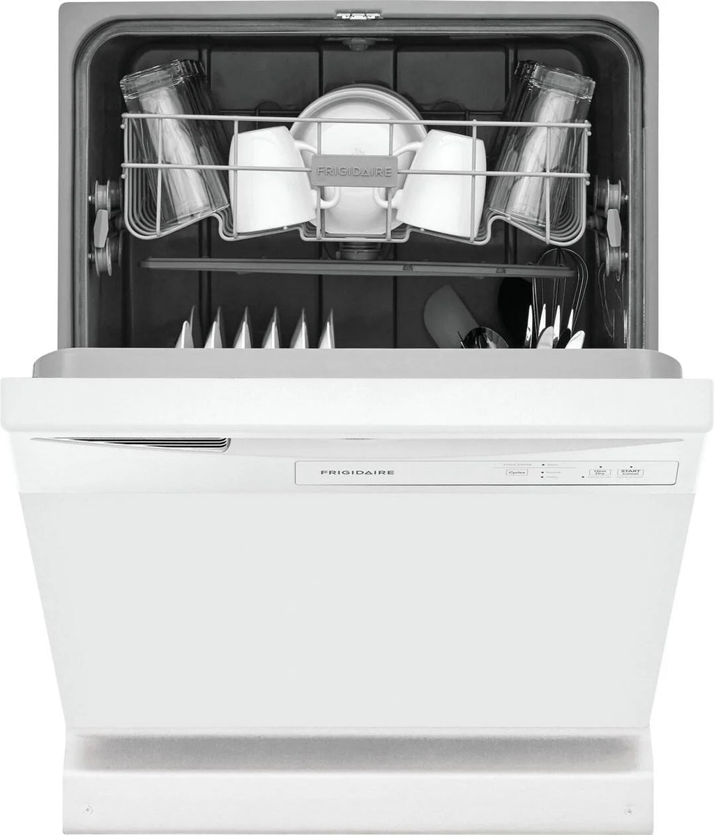 Frigidaire FDPC4221AW 24" Built-In Dishwasher, Front Control, White