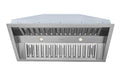Hauslane | Pro-Style 40�� IN-R300 Built-In Range Hood, 21�� Deep | Low Noise Performance | Contemporary Design, Full-Size Handles, Professional-Grade Baffle Filters & Grease Tray, LED