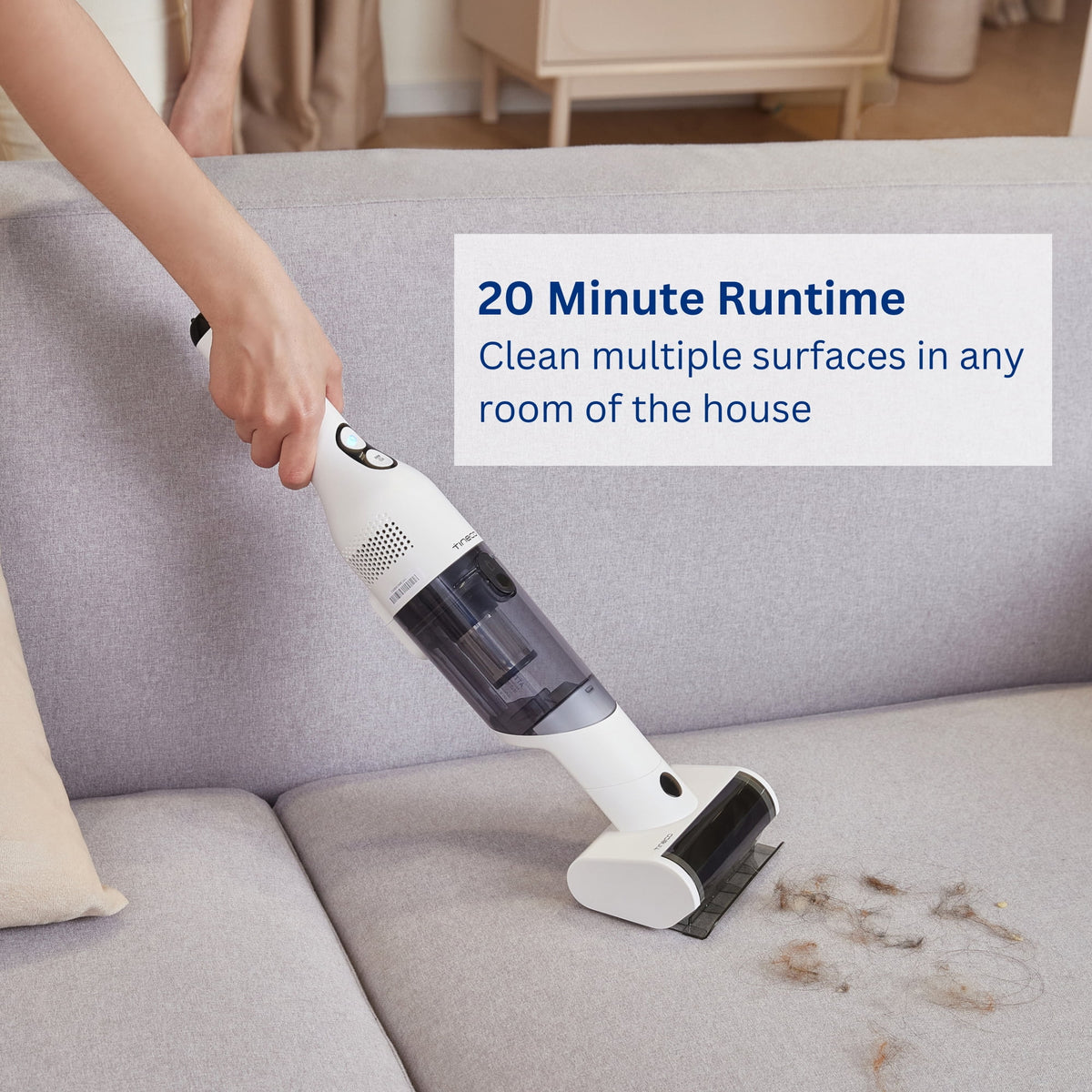 Tineco GO MINI PET Cordless Hand Vacuum, Portable with Extra Pet Brush