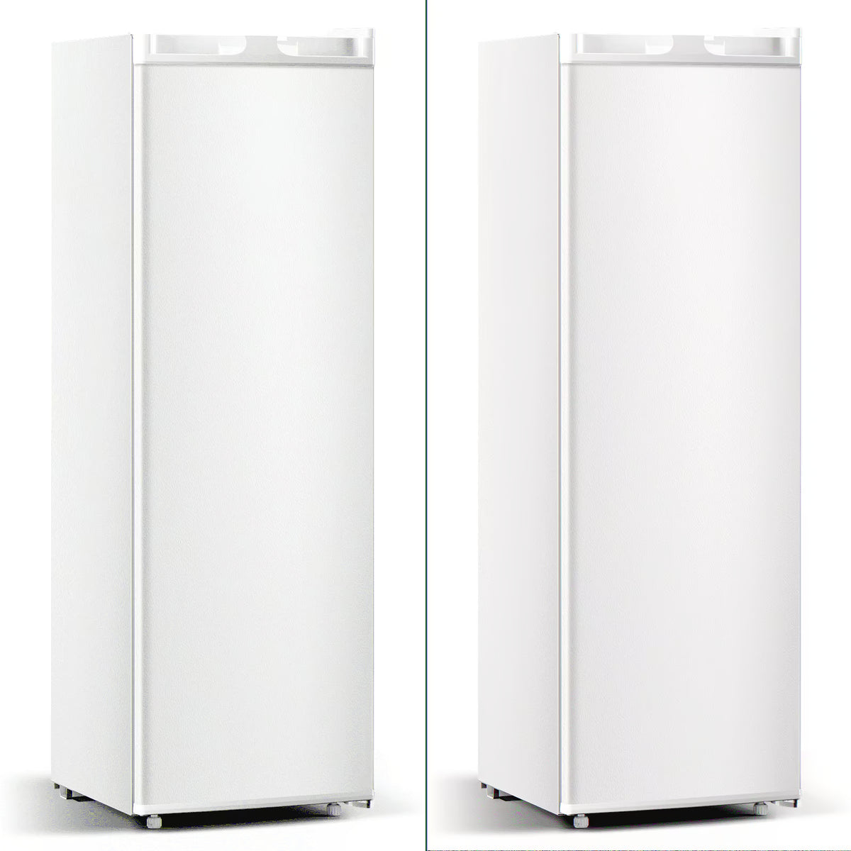 Moifoi 3.0 Cu.ft Upright Freezer, Reversible Single Door Vertical Freezers w/ Removable Shelf, Energy Saving, Silver