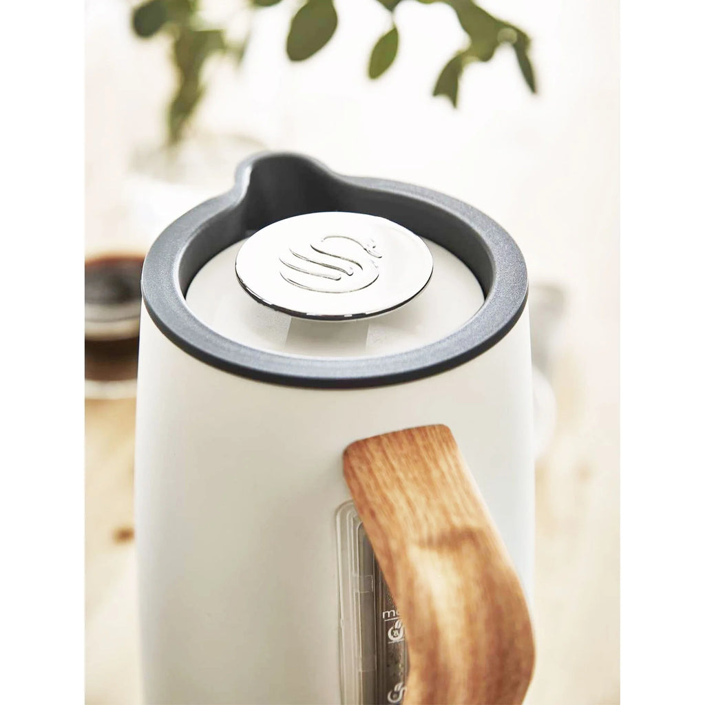 Swan SK14610WHTN Nordic Style Cordless Kettle 1.7L - Cotton White