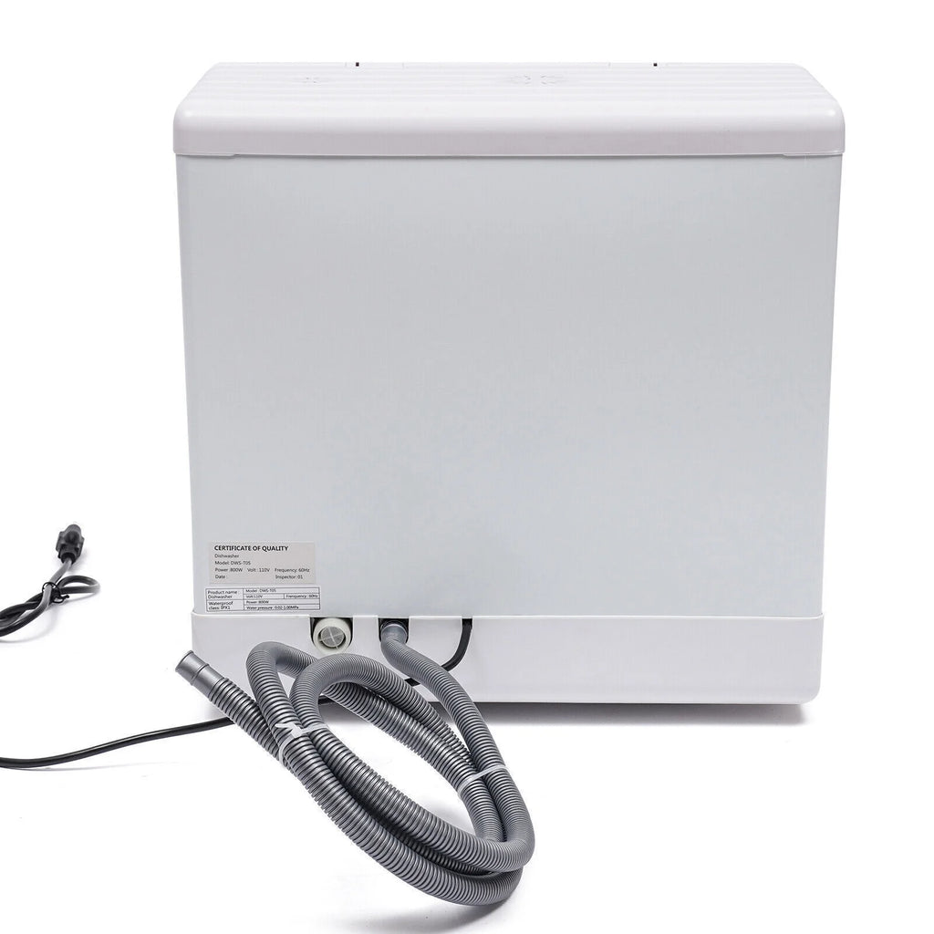 Large Capacity Portable Countertop Dishwasher 3 Washing Programs 1200W 110V