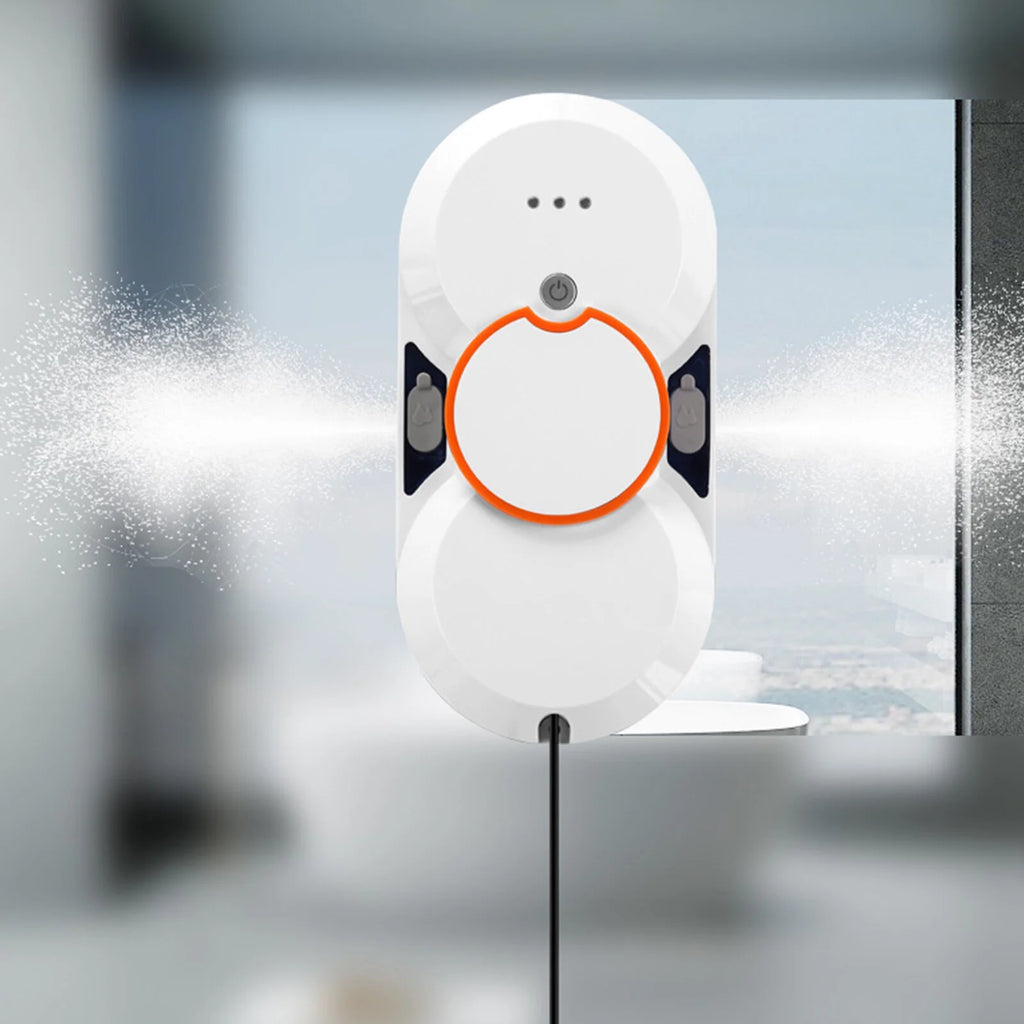Oenbopo Window Cleaner Robot,Smart Glass Cleaning Robotic with  Strong Suction,Remote Control Window Cleaning Robot for Windows/Tiles/Class Door
