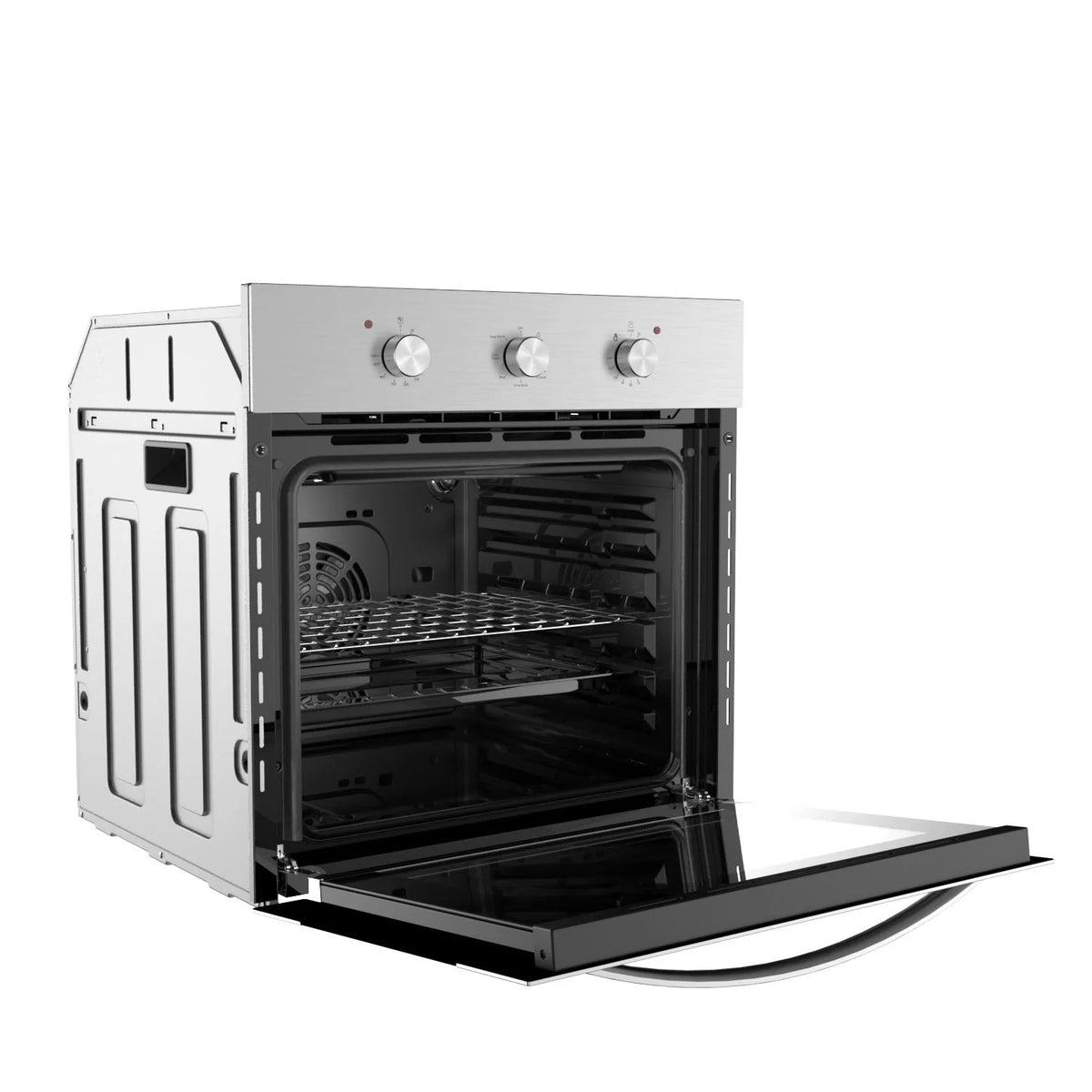 Empava 24 inch 10 Cooking Functions with Rotisserie Electric LED Display Touch Control Built-in Convection Single Wall Oven