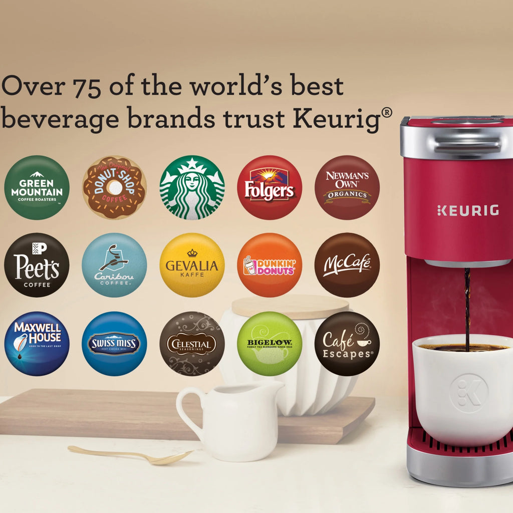 Keurig K-Mini Plus Single Serve K-Cup Pod Coffee Maker, Dusty Rose