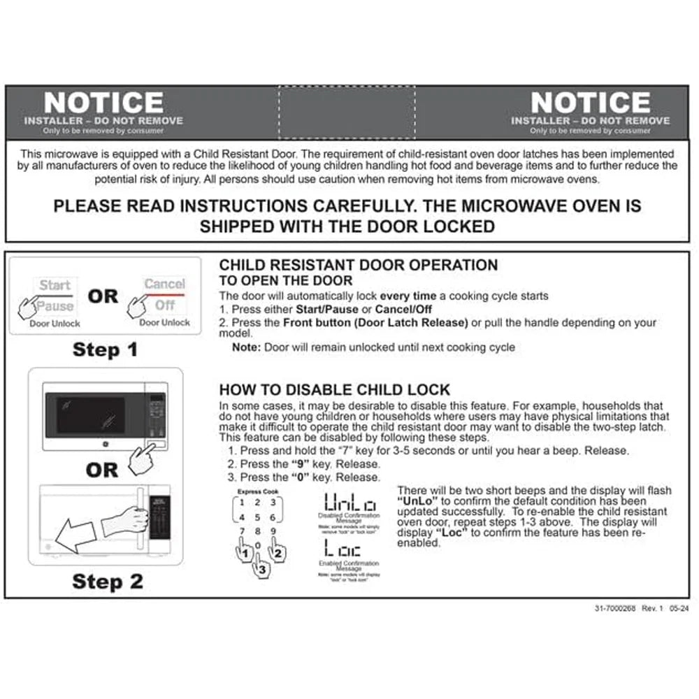 GE GCST07N1WSS Countertop Microwave Oven 700-watt Compact 0.7 Cu Ft Stainless Steel Bundle with 2 YR CPS Enhanced Protection Pack