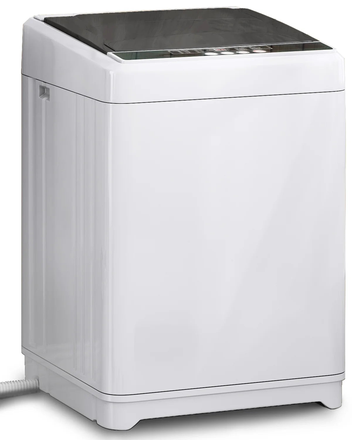 TABU Portable Washer and Dryer Set, 17.6LBS Compact Washing Machine & 13LBS Compact Dryer (Brown&White)