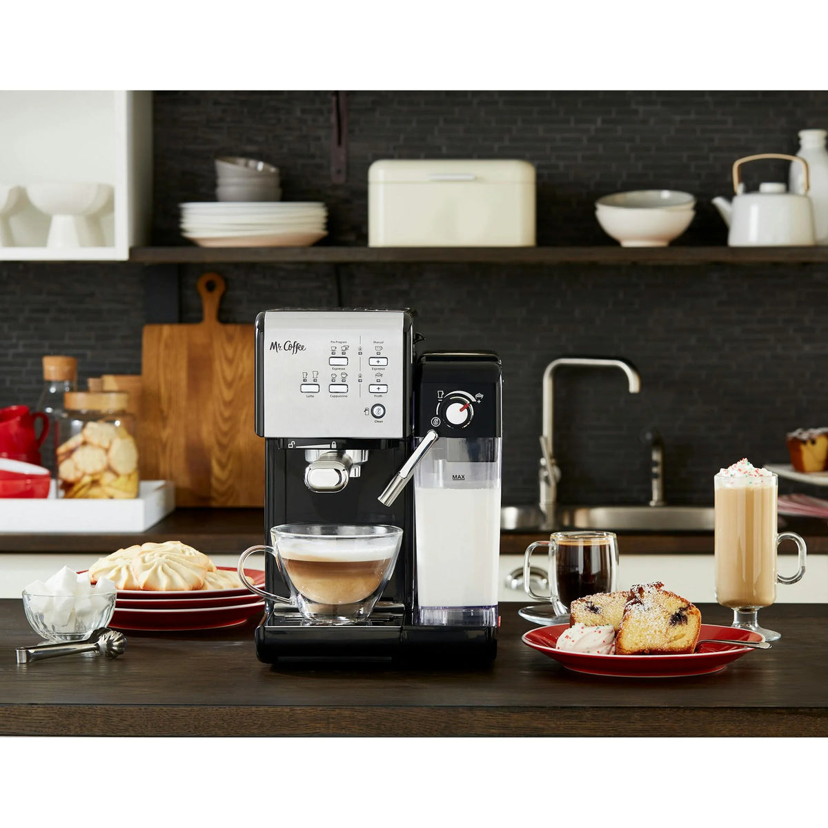 Mr. Coffee? One-Touch CoffeeHouse Espresso and Cappuccino Machine