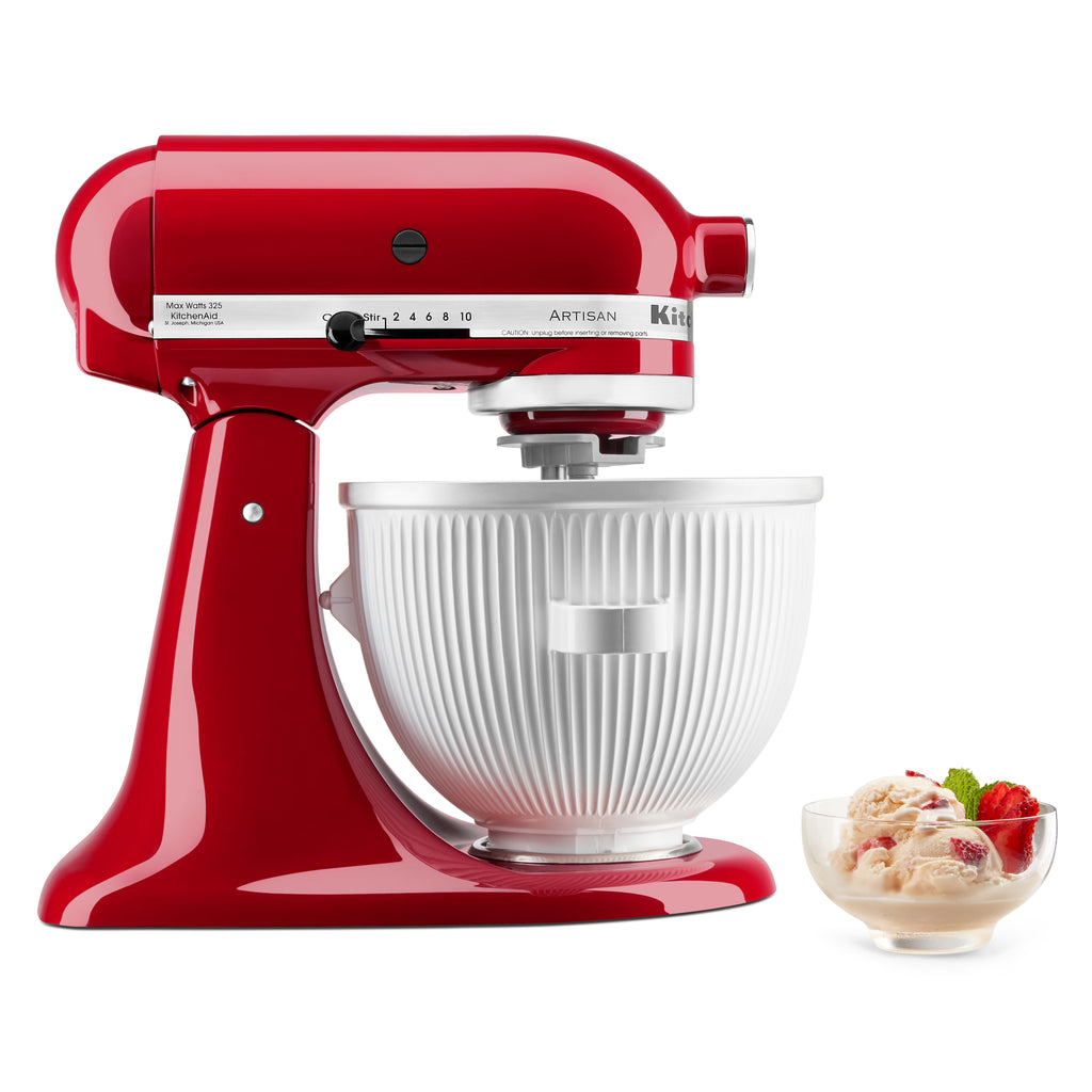 KitchenAid 2-Qt White Ice Cream Maker Attachment, KSMICM