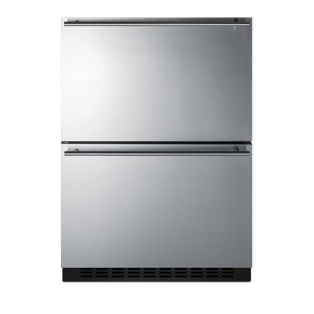 24" Wide 2-Drawer All-Freezer, ADA Compliant, black