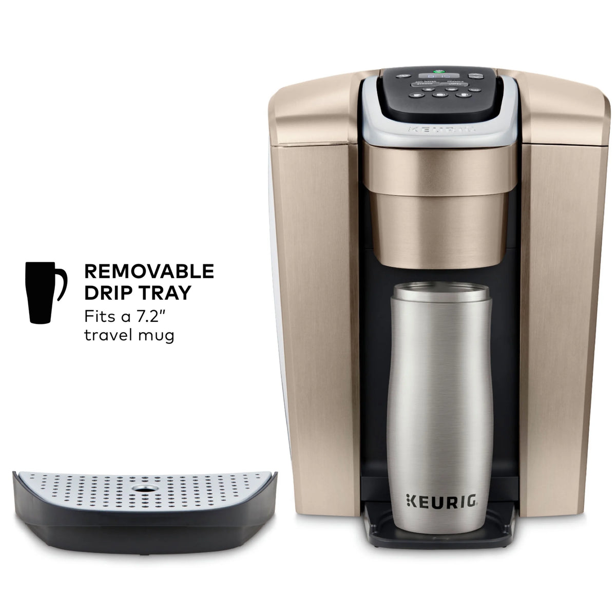 Keurig K-Elite Single-Serve K-Cup Pod Coffee Maker, Brushed Slate