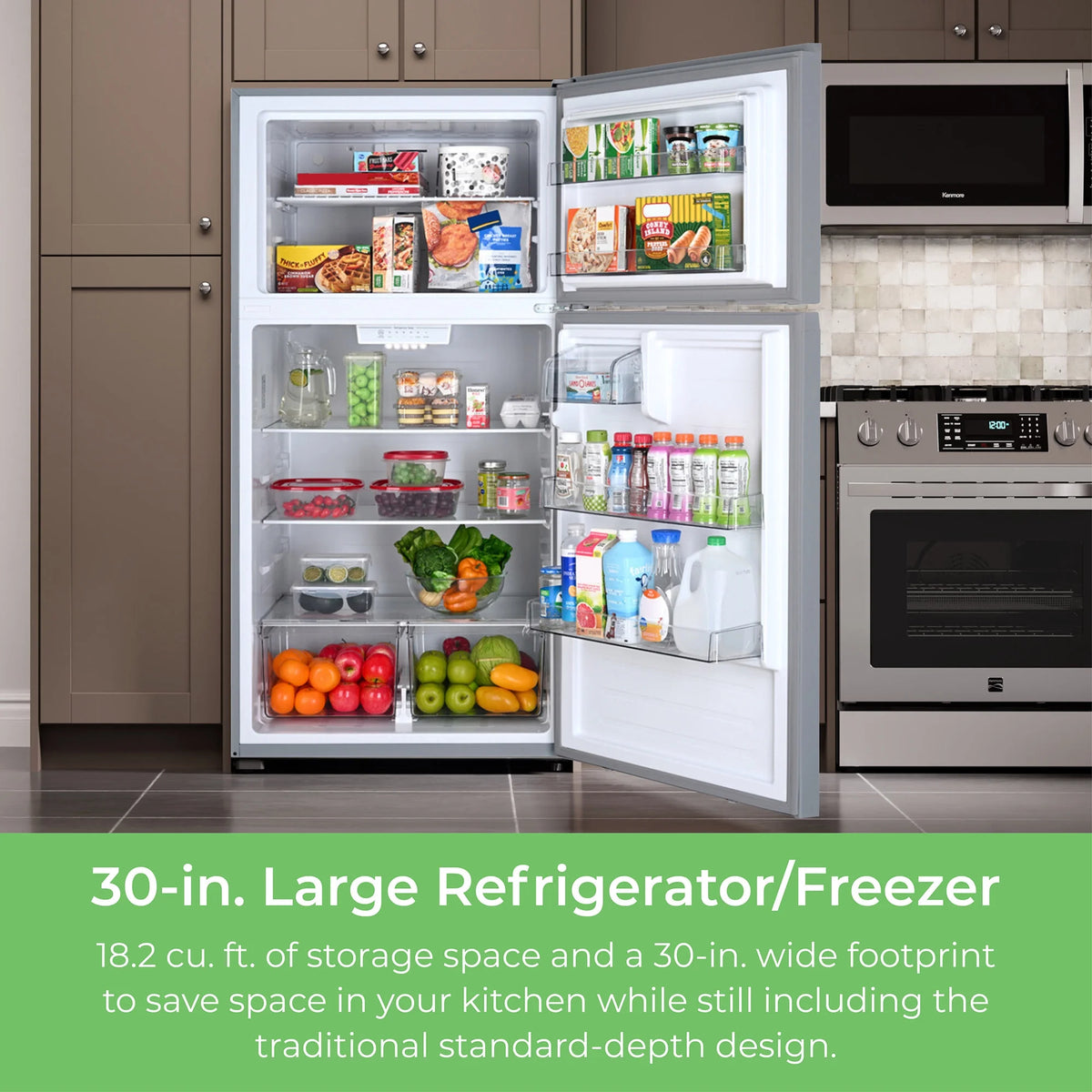 Kenmore Energy Efficient Refrigerator, Black