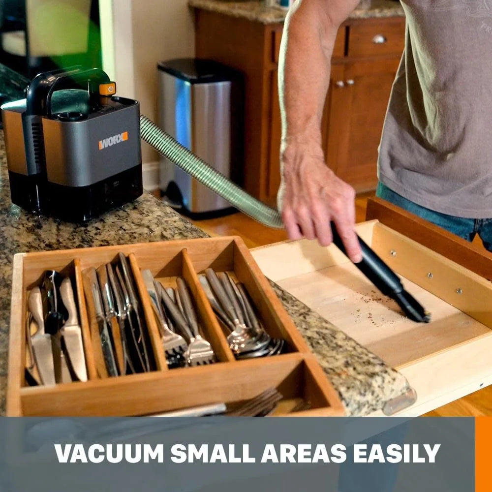 Worx WX030L 20V Power Share Cube Vac Cordless Compact Vacuum