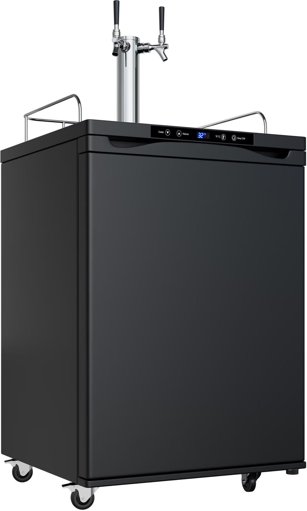 Edgestar Kc3000twin 24" Wide Freestanding Double Tap Kegerator - Stainless Steel