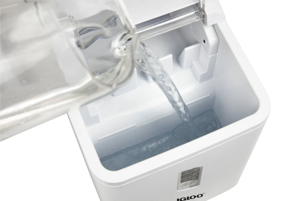 Igloo Automatic Ice Machine Self Cleaning Countertop Ice Maker for Water Bottle & Drinks, Aqua