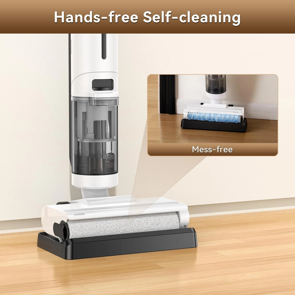 JONR ED12 Pro Max Wet Dry Vacuum Cleaner, 167��F Flashdry Self-Cleaning and 800ml Large Capacity Dirty Water Tank Smart Floor Cleaner