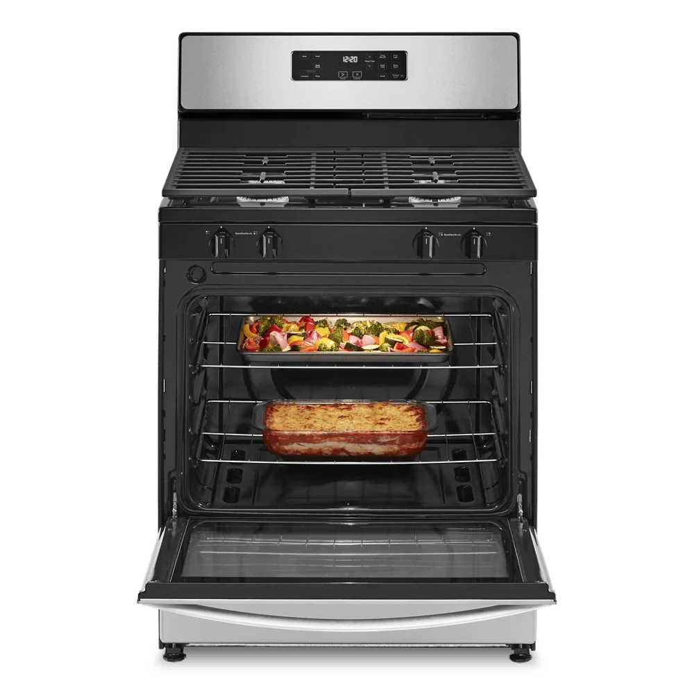 WHIRLPOOL WFG320M0MS 30" FREE STANDING GAS RANGE Stainless Steel