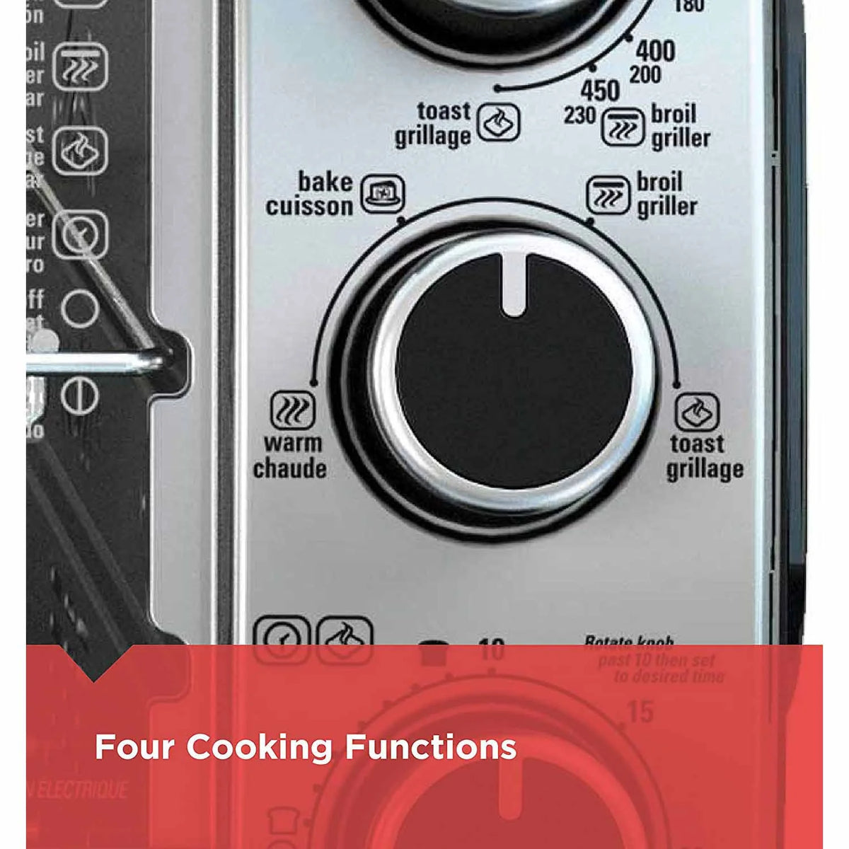 BLACK+DECKER 6-Slice Toaster Oven, Black, TO1950SBD