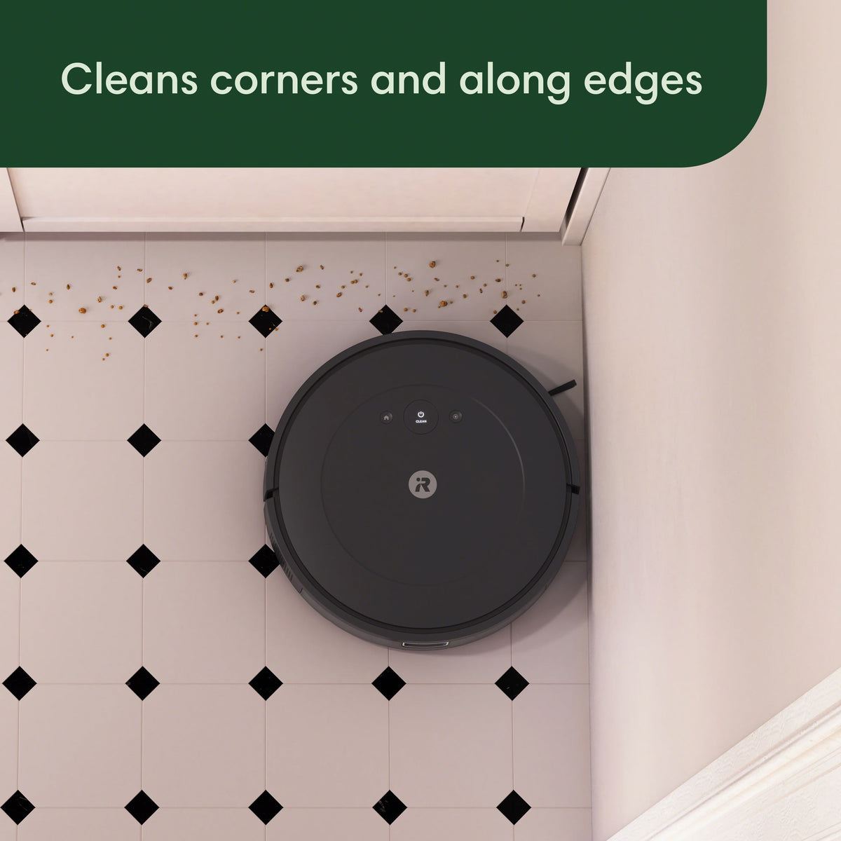 iRobot Roomba Vac Essential Robot Vacuum Cleaner with 3-Stage Cleaning System (Black)