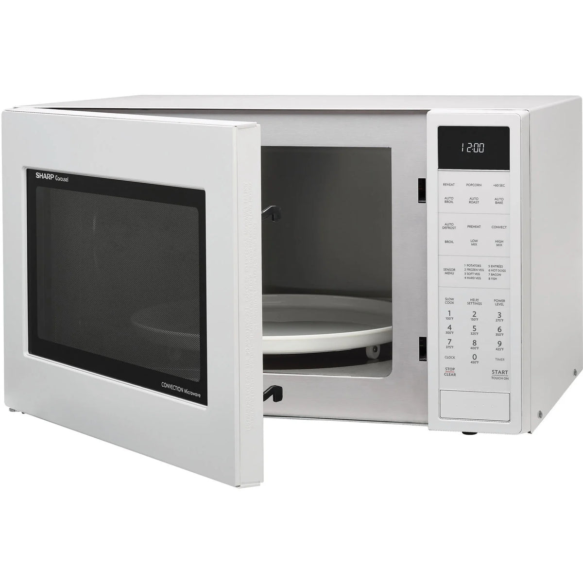 Sharp 1.5 Cu. Ft. 900W Convection Microwave Oven, Stainless Steel