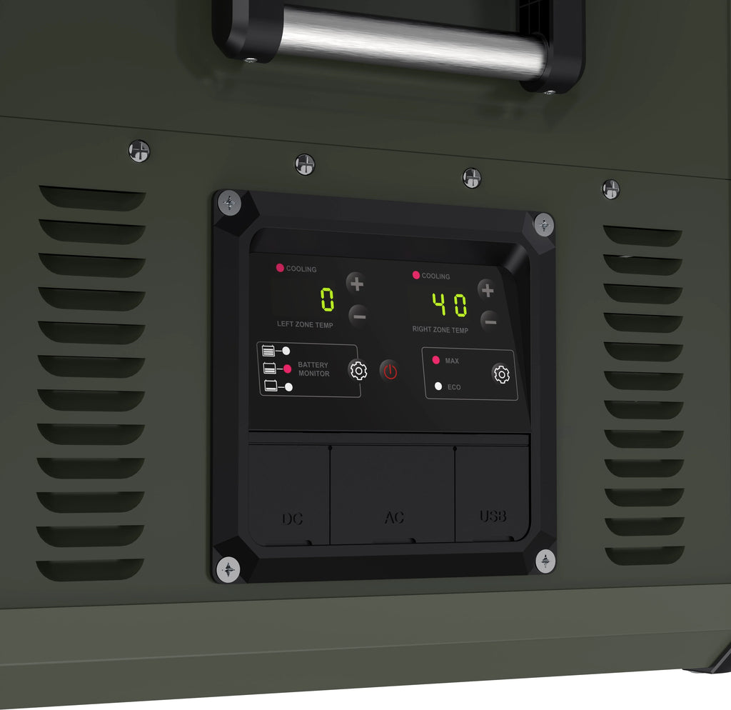 VL75 Pro Dual Zone 79QT Portable Cooler Olive