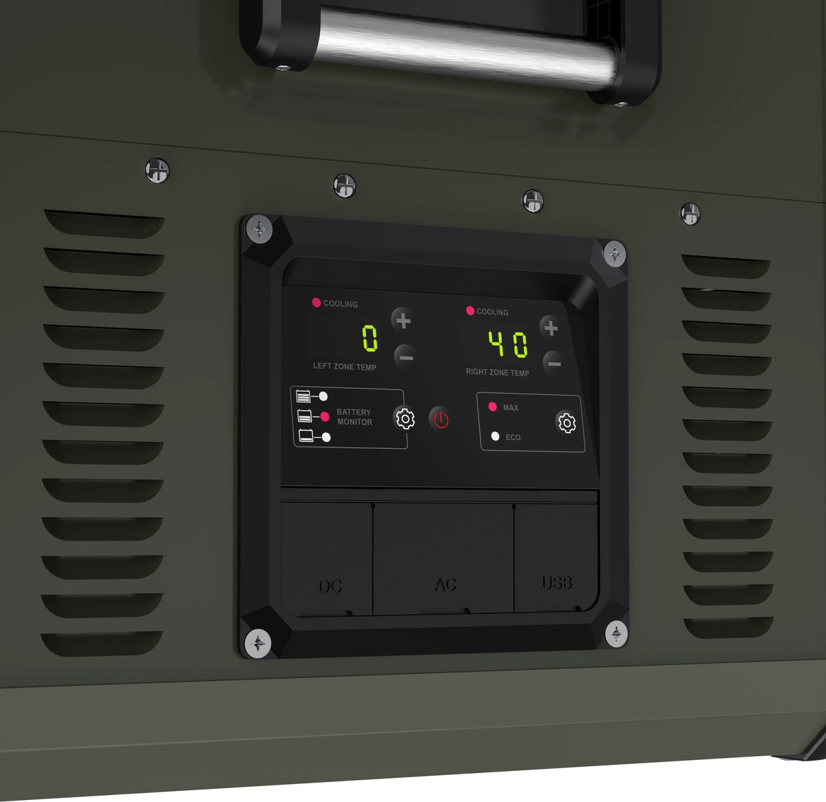 VL75 Pro Dual Zone 79QT Portable Cooler Olive