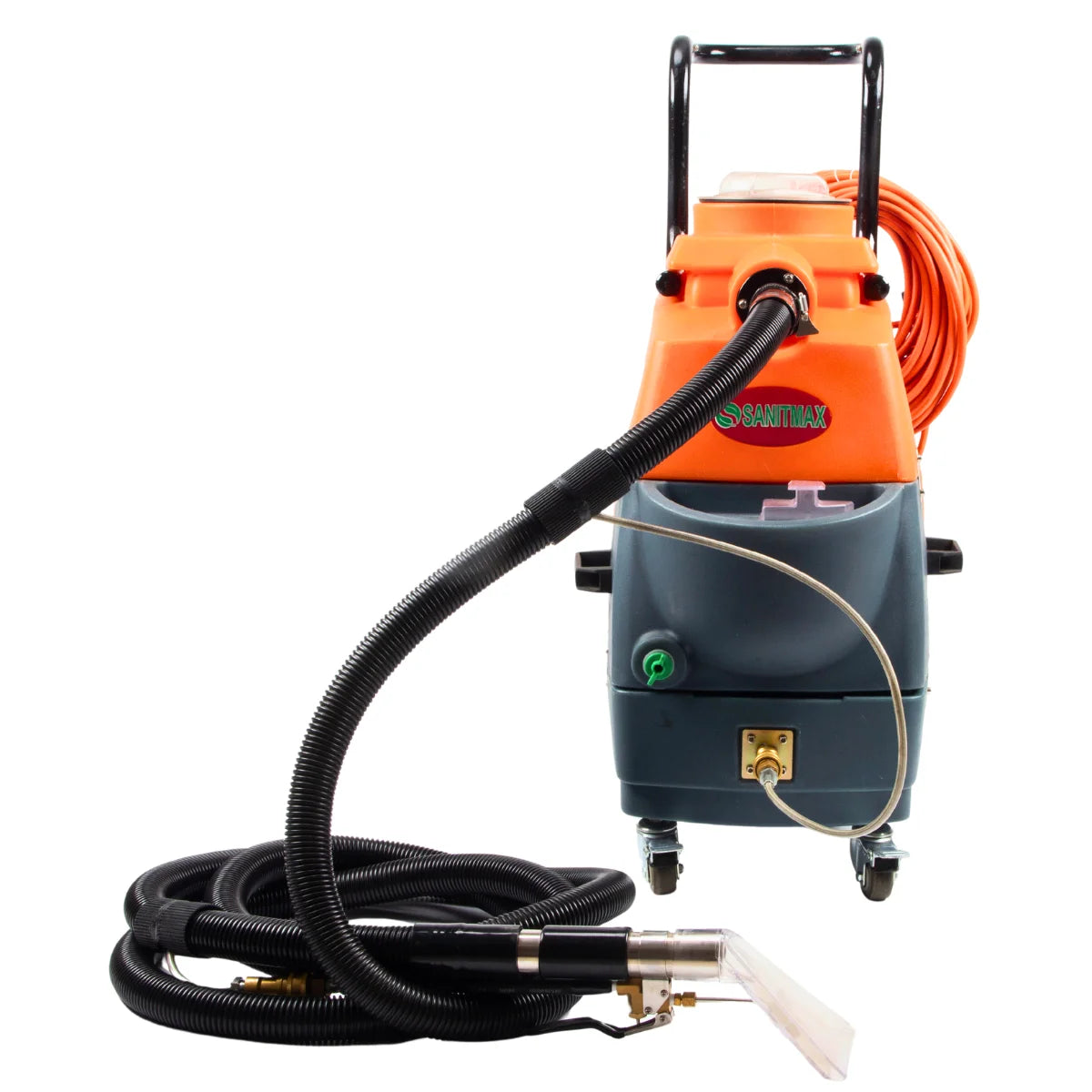 Commercial Heated Carpet Extractor Machine, Dual-Tank, 1000W Vacuum, 160 PSI Pump, 149��F Water