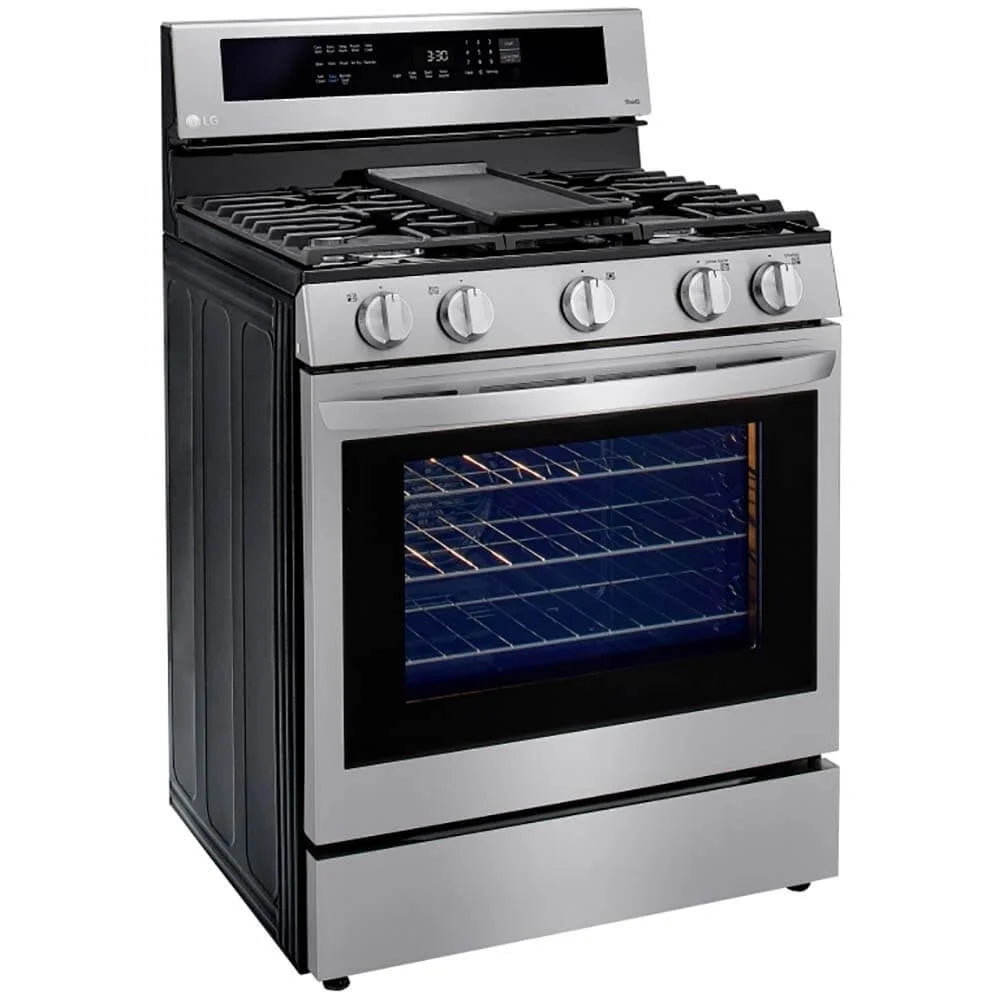 LG 30�� 5.8 cu ft Slide-In Gas Range in Stainless Steel