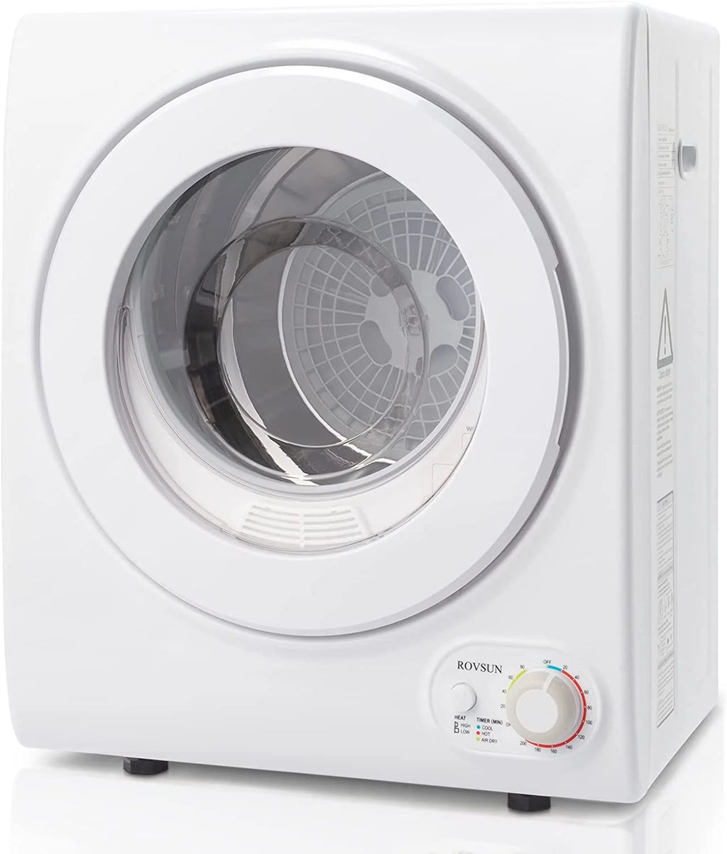RovSun 110V White Stainless Steel Electric Tumble Dryer
