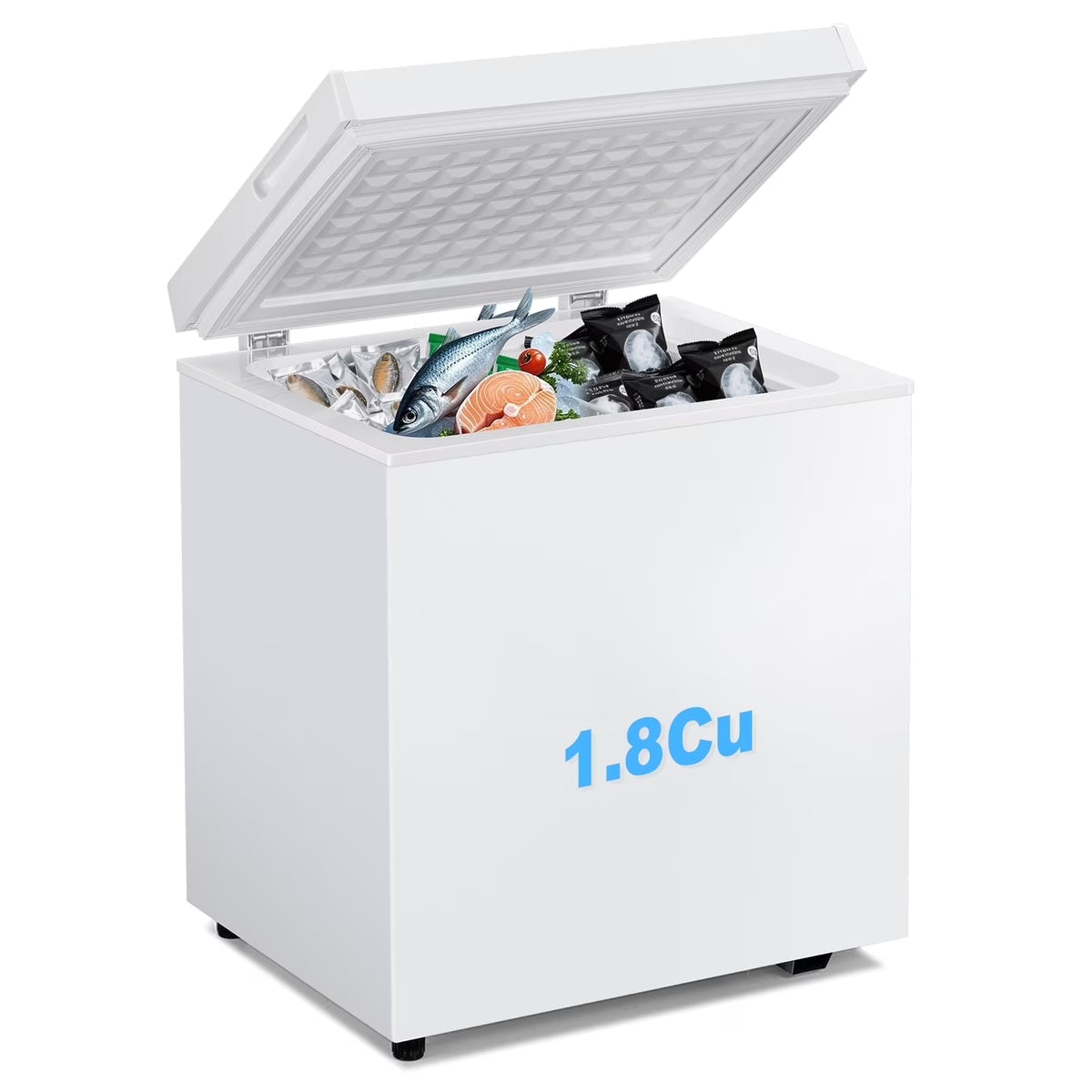 Dimedeal 1.8 Cu.ft Apartment, Dorm, Office Use Chest Freezer