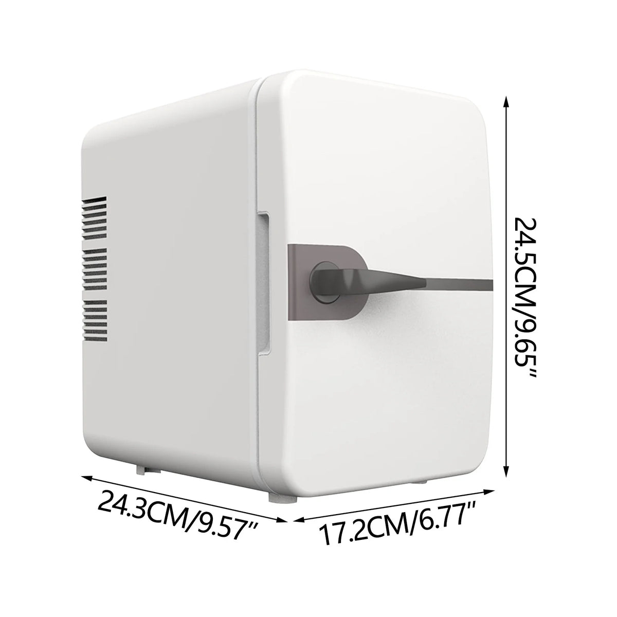 Mini Fridge, Portable Small Refrigerator 6L Cooler Compact Fridge for SkinCare, Food and Drinks, Small Fridge for Bedroom, Dorm, Car, Office Desk